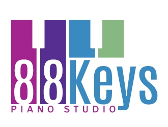 88 Keys Piano Studio logo design by MonkDesign
