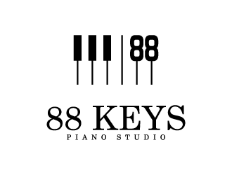 88 Keys Piano Studio logo design by kojic785