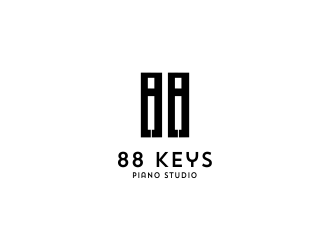 88 Keys Piano Studio logo design by aldesign