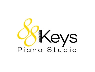 88 Keys Piano Studio logo design by duahari