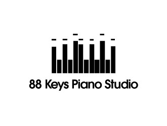 88 Keys Piano Studio logo design by SB_Designs