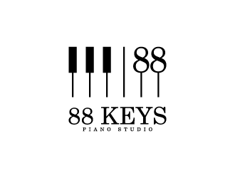 88 Keys Piano Studio logo design by kojic785