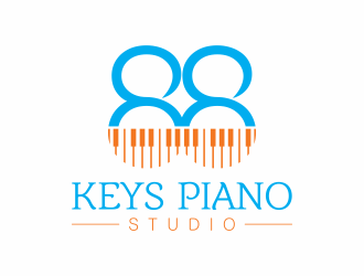 88 Keys Piano Studio logo design by agus