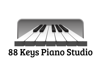 88 Keys Piano Studio logo design by rykos