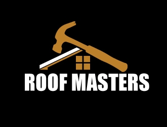 Roof Masters  logo design by ElonStark