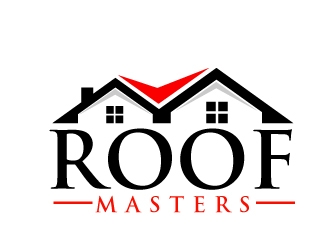 Roof Masters  logo design by ElonStark