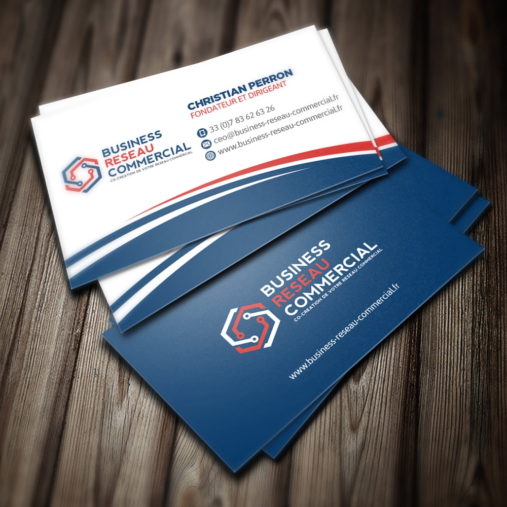 BUSINESS RESEAU COMMERCIAL logo design by scriotx