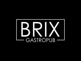 Brix Gastropub logo design by akhi