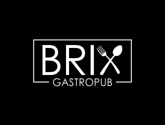 Brix Gastropub logo design by akhi