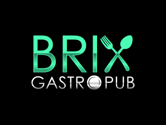 Brix Gastropub logo design by akhi