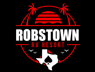 Robstown RV Resort logo design by BeDesign