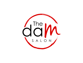 The Dam Salon  logo design by ubai popi