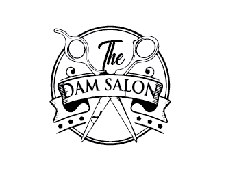 The Dam Salon  logo design by pixeldesign