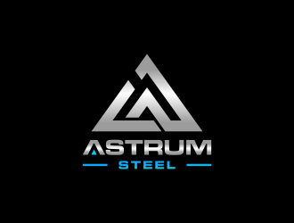 Astrum Steel logo design by haidar