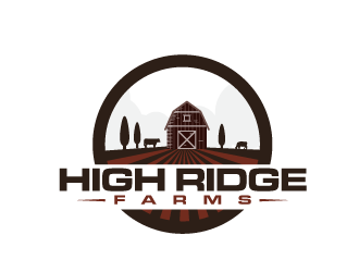 High Ridge Farm logo design by tec343