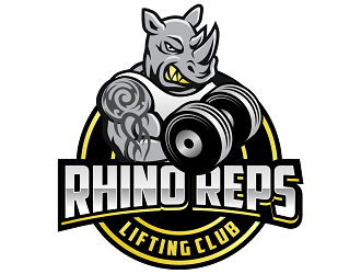 Rhino Reps logo design by haze