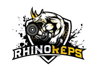 Rhino Reps logo design by schiena