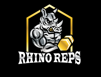 Rhino Reps logo design by justin_ezra
