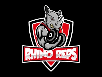 Rhino Reps logo design by boybud40
