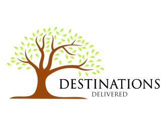 Destinations Delivered logo design by jetzu