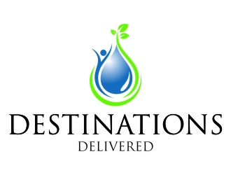 Destinations Delivered logo design by jetzu