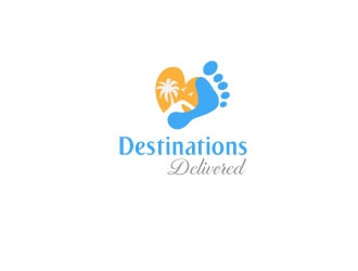 Destinations Delivered logo design by estrezen
