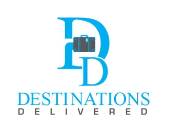 Destinations Delivered logo design by frontrunner