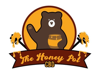The Honey Pot CBD logo design by frontrunner