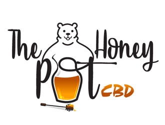 The Honey Pot CBD logo design by frontrunner