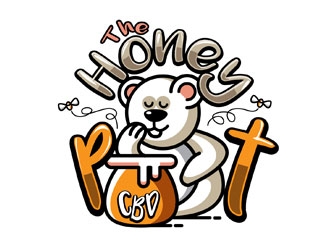 The Honey Pot CBD logo design by LogoInvent