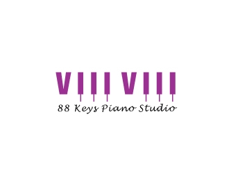 88 Keys Piano Studio logo design by Foxcody