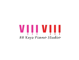 88 Keys Piano Studio logo design by Foxcody