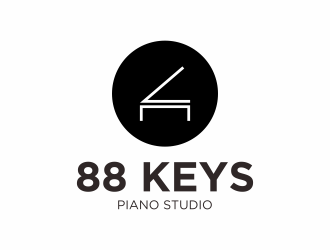 88 Keys Piano Studio logo design by luckyprasetyo