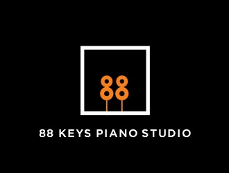 88 Keys Piano Studio logo design by ardistic
