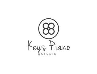 88 Keys Piano Studio logo design by scolessi