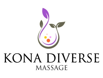 Kona Diverse Massage  logo design by jetzu