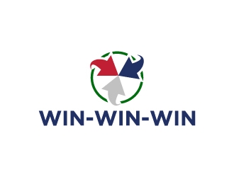 WinWinWin logo design by wongndeso