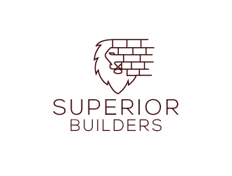 SUPERIOR BUILDERS logo design by artbitin