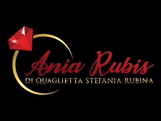 Ania Rubis di Quaglietta Stefania Rubina logo design by MonkDesign
