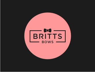 Britts Bows logo design by Gravity