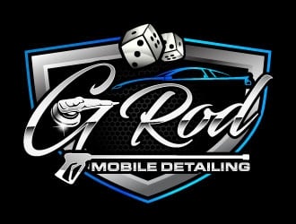 G ROD mobile detailing  logo design by daywalker