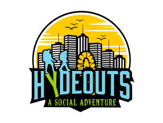 Hydeouts Adventures logo design by semar