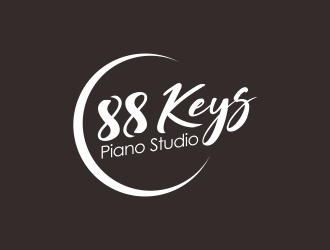 88 Keys Piano Studio logo design by YONK