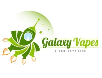 Galaxy Vapes logo design by dorijo