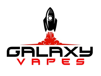 Galaxy Vapes logo design by ElonStark