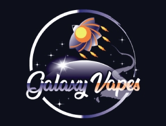 Galaxy Vapes logo design by logopond