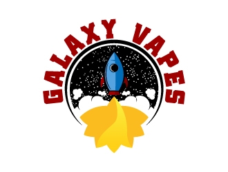 Galaxy Vapes logo design by fries