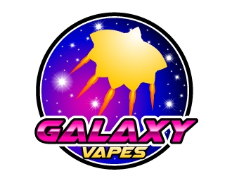 Galaxy Vapes logo design by uttam