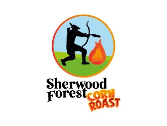 Sherwood Forest Corn Roast logo design by azure