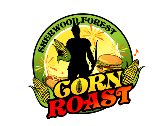 Sherwood Forest Corn Roast logo design by veron